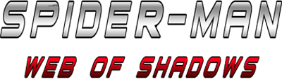 Spiderman Web of Shadows logo for Wii